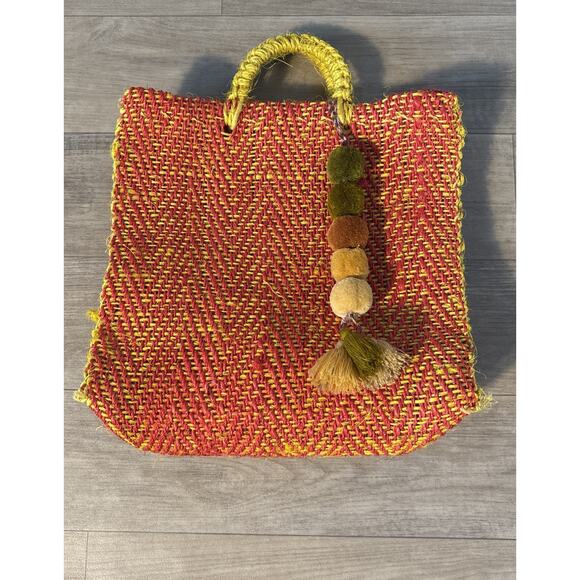 Handwoven Tote with Henequen Handcraft Bag - Picture 1 of 8